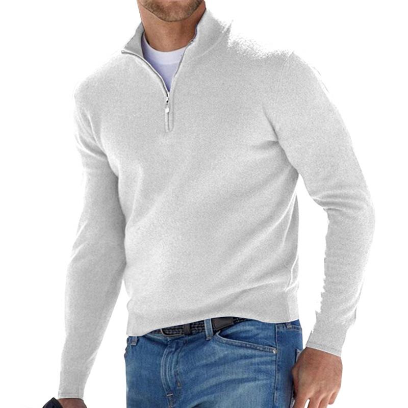 Oskar - Half-zip pullover för män