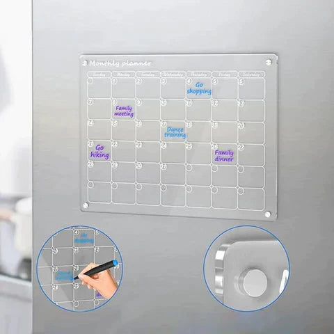 QuickMemo™ - Magnetisk kalendertavla i akryl för kylskåpet