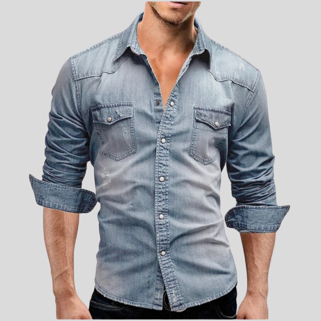 Lex - Modern denim-overshirt